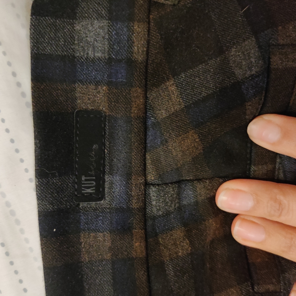 diana plaid KUT from the Kloth skinny pant size 4 - Picture 6 of 7